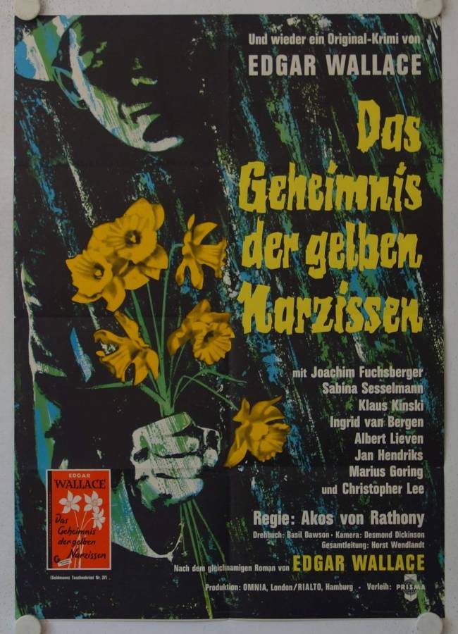 Das Geheimnis der gelben Narzissen originales deutsches Filmplakat